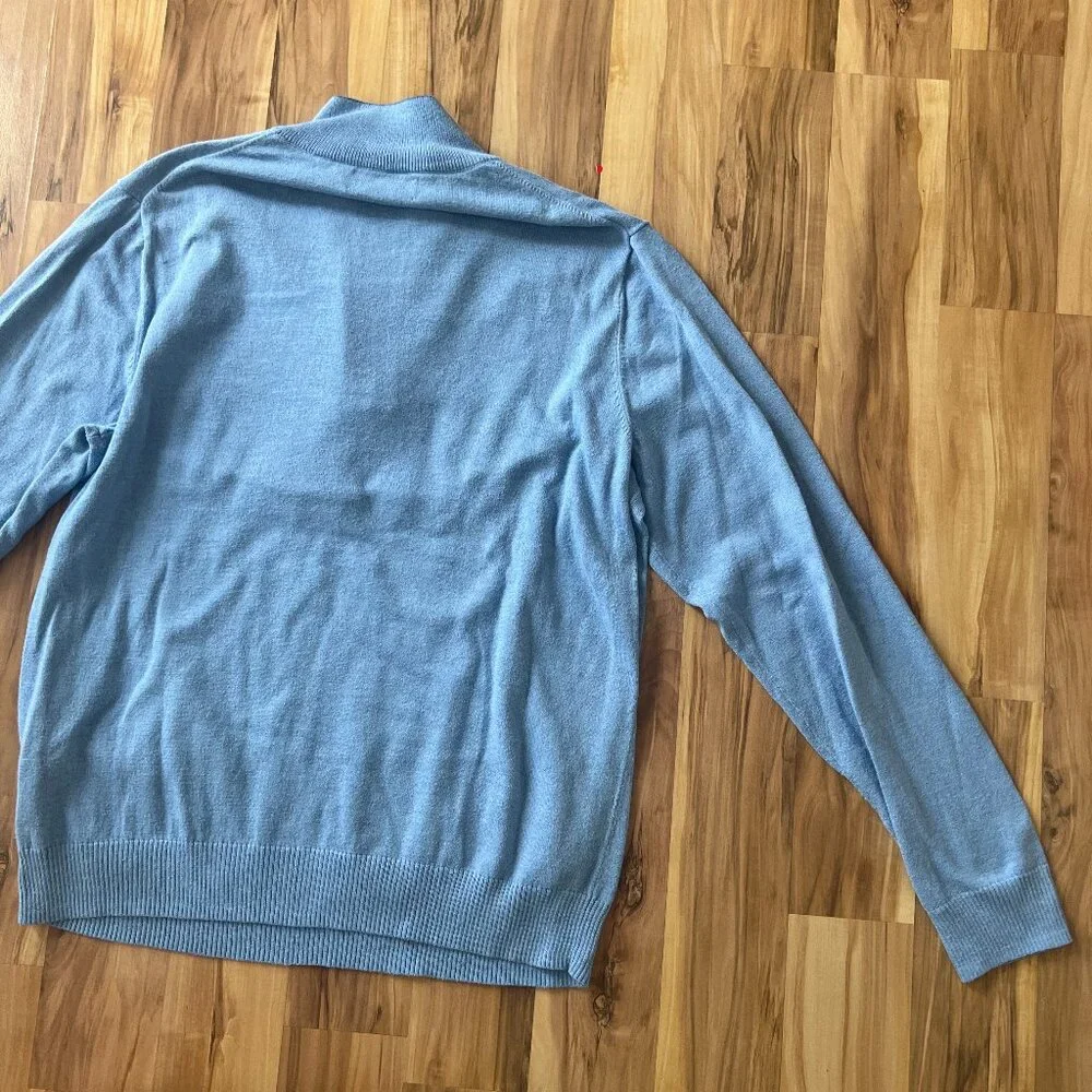 Vineyard Vines Men's Quarter Zip Blue, Size M